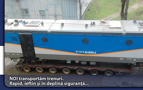 transport vagoane tren si locomotive